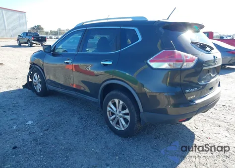 2016 Nissan Rogue Sv из США, поврежденный, VIN KNMAT2MV3GP664307